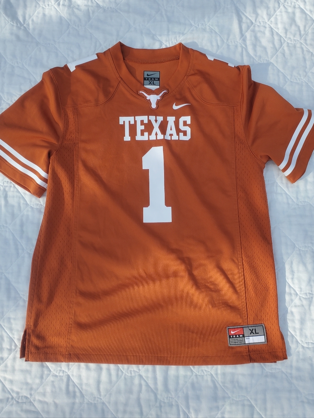 Youth Nike Texas Longhorns #1 Orange Football Jersey